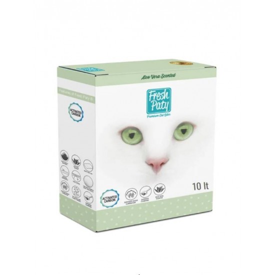 Fresh Paty Kedi Kumu Aloe Vera Kokulu - 10 lt