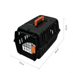 Metal Kapılı Plastik Kedi Taşıma Çantası LH-1