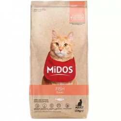 MİDOS Balıklı ve Pirinçli Kısırlaştırılmış Y. Kedi 15 Kg