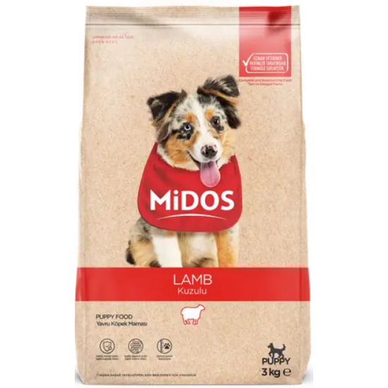 MİDOS Kuzu Etli ve Pirinçli Yavru K. (Sağlıklı Geli.) 3 kg
