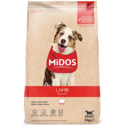 MİDOS Kuzu Etli ve Pirinçli Yetişkin Köpek 3 kg