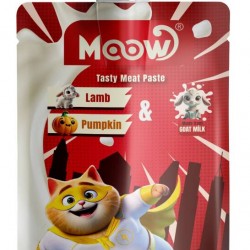Moow Taze Kuzulu&Balkabaklı Keçi Sütlü Kedi Et Ezmesi 90gr