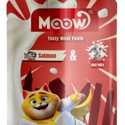 Moow Taze Somonlu&Keçi Sütlü Kedi Et Ezmesi 90gr
