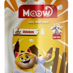 Moow Taze Tavuklu&Keçi Sütlü Kedi Et Ezmesi 90gr